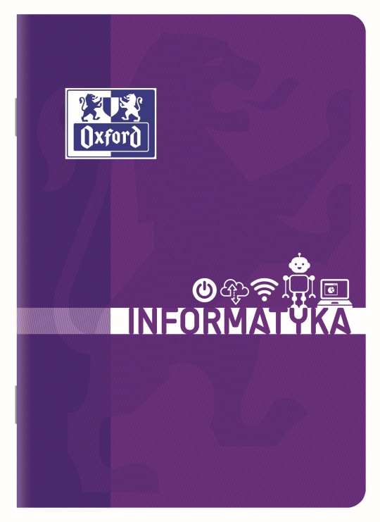 Zeszyt przedmiotowy do Informatyki A5/60 kratka Oxford 90g